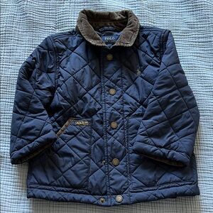 Polo by Ralph Lauren Kids Blue Quilted Puffer Jacket